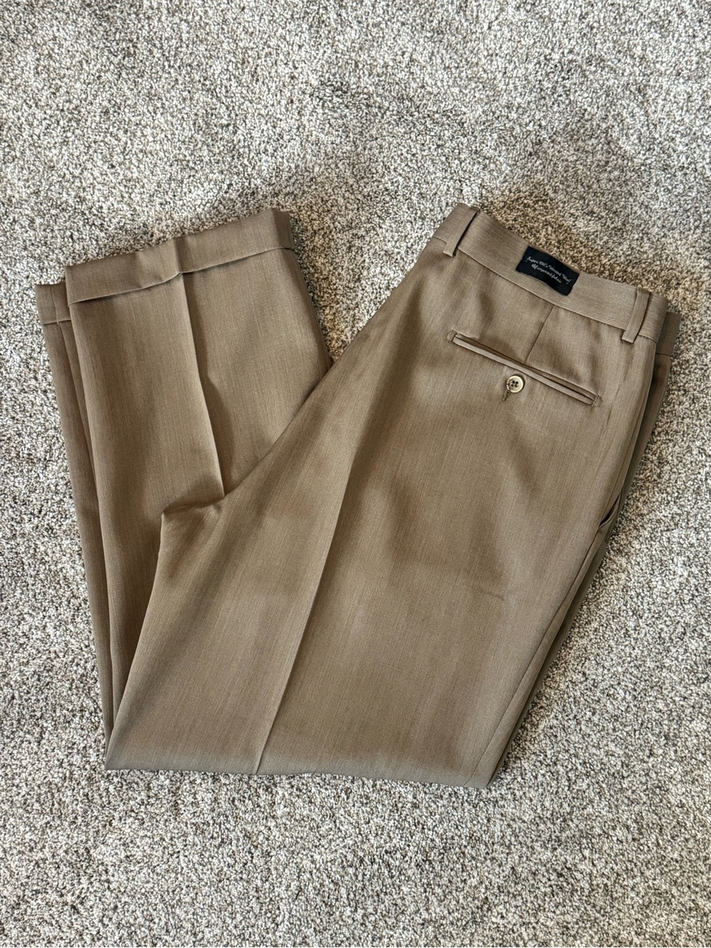 Greg Peters Men's Dress Pants in Brown